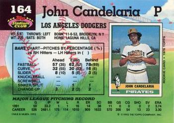 John Candelaria  baseball card collectible - Main Image 2