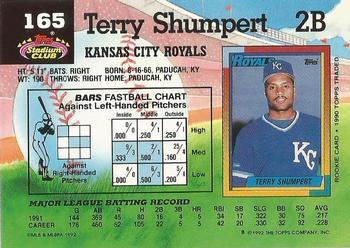 Terry Shumpert  baseball card collectible - Main Image 2