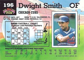 Dwight Smith  baseball card collectible - Main Image 2