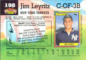 Jim Leyritz  baseball card collectible - Main Image 2
