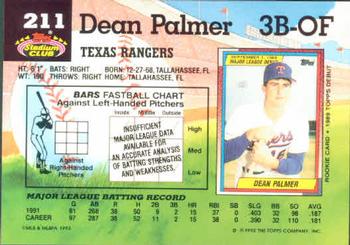 Dean Palmer  baseball card collectible - Main Image 2