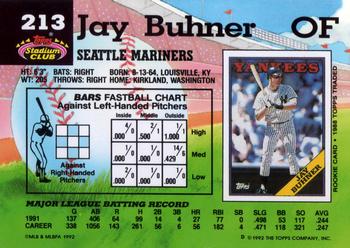 Jay Buhner  baseball card collectible - Main Image 2