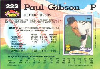 Paul Gibson  baseball card collectible - Main Image 2