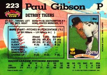 Paul Gibson  baseball card collectible - Main Image 2