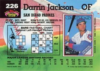 Darrin Jackson  baseball card collectible - Main Image 2