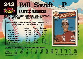 Billy Swift  baseball card collectible - Main Image 2
