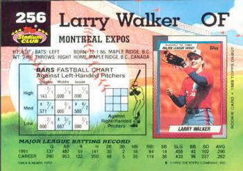 Larry Walker  baseball card collectible - Main Image 2