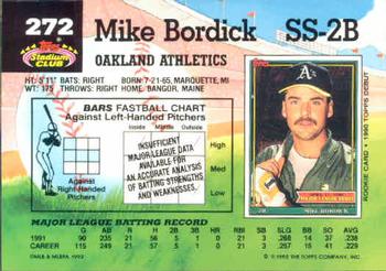 Mike Bordick  baseball card collectible - Main Image 2