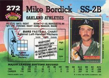 Mike Bordick  baseball card collectible - Main Image 2
