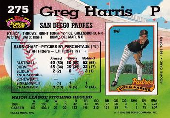 Greg Harris  baseball card collectible - Main Image 2