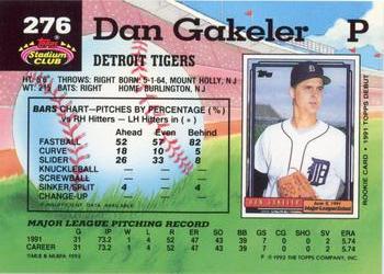 Dan Gakeler  baseball card collectible - Main Image 2