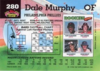 Dale Murphy  baseball card collectible - Main Image 2
