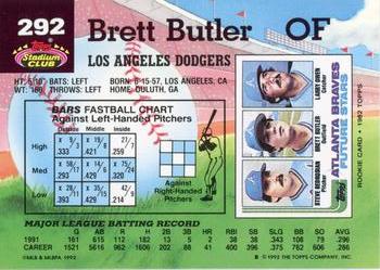 Brett Butler  baseball card collectible - Main Image 2