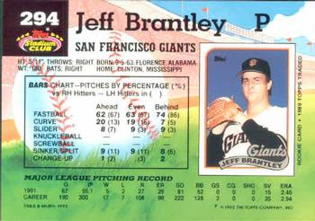 Jeff Brantley  baseball card collectible - Main Image 2