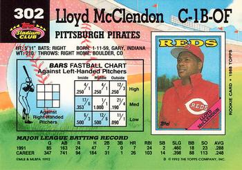 Lloyd McClendon  baseball card collectible - Main Image 2