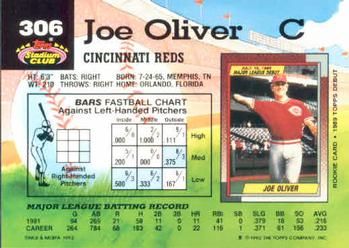 Joe Oliver  baseball card collectible - Main Image 2