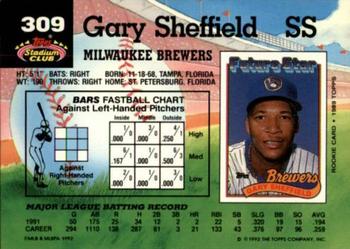Gary Sheffield  baseball card collectible - Main Image 2