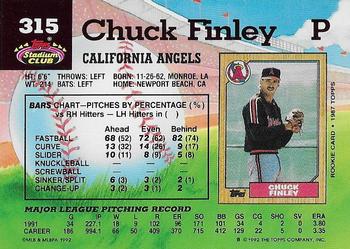Chuck Finley  baseball card collectible - Main Image 2