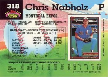 Chris Nabholz  baseball card collectible - Main Image 2