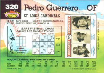 Pedro Guerrero  baseball card collectible - Main Image 2