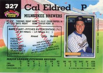 Cal Eldred  baseball card collectible - Main Image 2