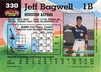Jeff Bagwell  baseball card collectible - Main Image 2
