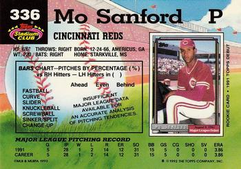 Mo Sanford  baseball card collectible - Main Image 2