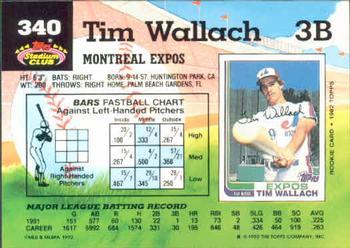 Tim Wallach  baseball card collectible - Main Image 2
