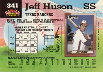 Jeff Huson  baseball card collectible - Main Image 2