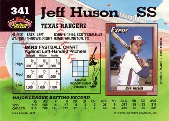 Jeff Huson  baseball card collectible - Main Image 2