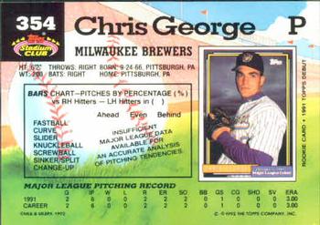 Chris George  baseball card collectible - Main Image 2
