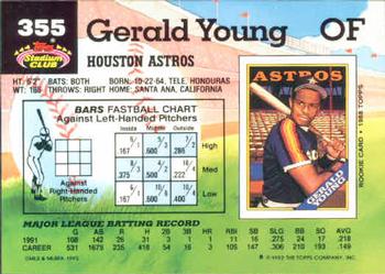 Gerald Young  baseball card collectible - Main Image 2