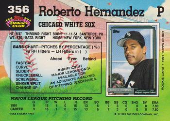 Roberto Hernandez  baseball card collectible - Main Image 2