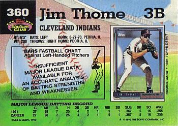 Jim Thome  baseball card collectible - Main Image 2