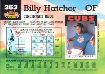 Billy Hatcher  baseball card collectible - Main Image 2