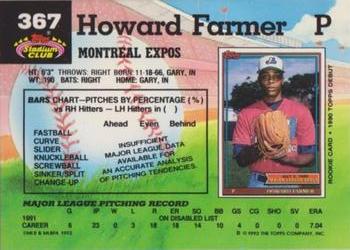 Howard Farmer  baseball card collectible - Main Image 2