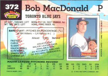 Bob MacDonald  baseball card collectible - Main Image 2