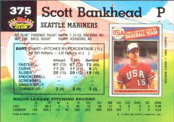 Scott Bankhead  baseball card collectible - Main Image 2