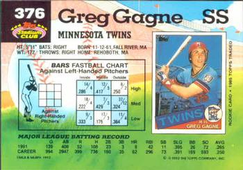 Greg Gagne  baseball card collectible - Main Image 2