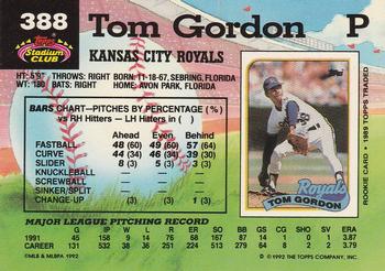 Tom Gordon  baseball card collectible - Main Image 2