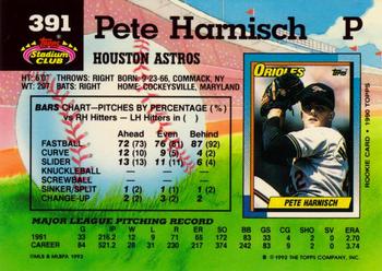 Pete Harnisch  baseball card collectible - Main Image 2
