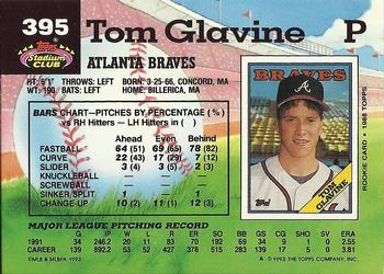 Tom Glavine  baseball card collectible - Main Image 2