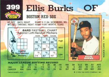 Ellis Burks  baseball card collectible - Main Image 2