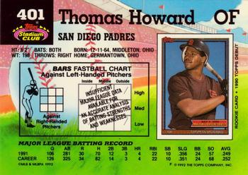 Thomas Howard  baseball card collectible - Main Image 2
