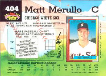 Matt Merullo  baseball card collectible - Main Image 2