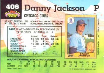 Danny Jackson  baseball card collectible - Main Image 2