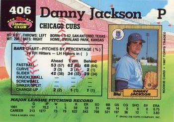 Danny Jackson  baseball card collectible - Main Image 2