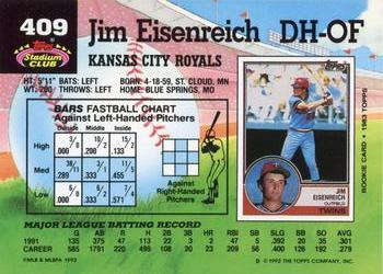 Jim Eisenreich  baseball card collectible - Main Image 2