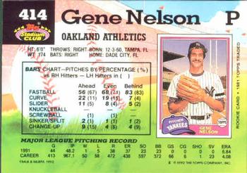 Gene Nelson  baseball card collectible - Main Image 2