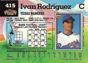 Ivan Rodriguez  baseball card collectible - Main Image 2